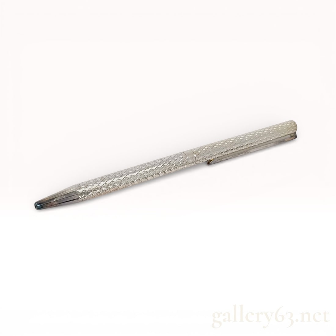 S. T. Dupont Silver-tone Ballpoint Pen with Case (1 of 10)