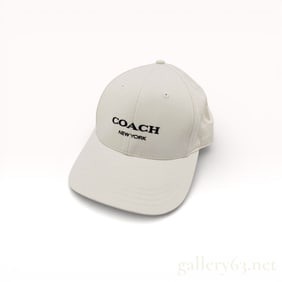 Coach New York Minimalist Logo Cotton Baseball Cap