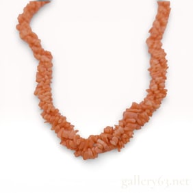 Coral Bead Necklace