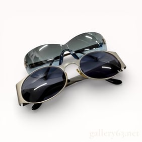 Chanel Two-Pair Sunglasses Set with Box 06926/52-20 2 Pieces