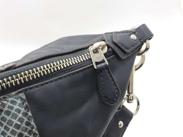 Coach Python Embossed Leather 2-Way Handbag