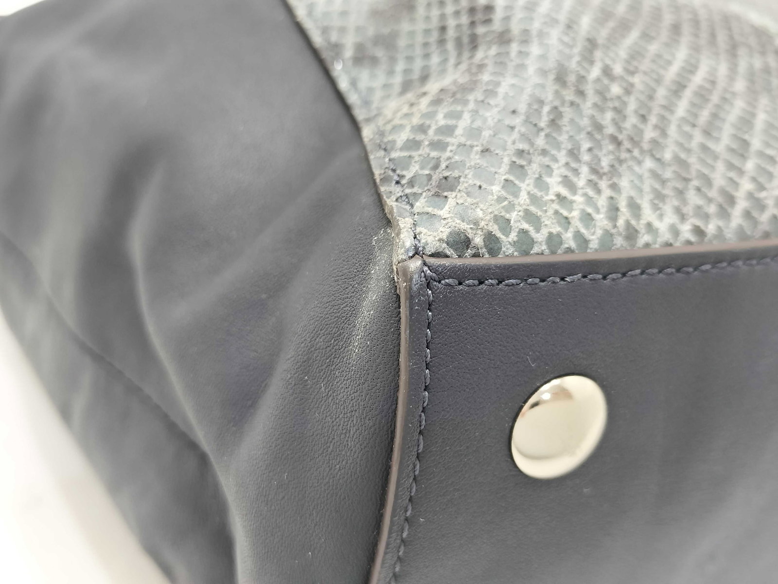 Coach Python Embossed Leather 2-Way Handbag - 4