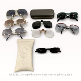 Group of Designer and Contemporary Sunglasses Including D&G and Others