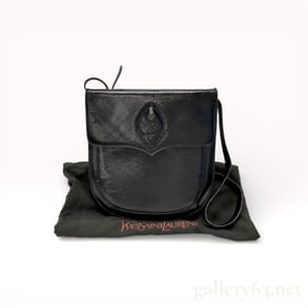 Yves Saint Laurent Lizard Skin Shoulder Bag