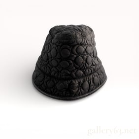 Coach Quilted Signature Bucket Hat in Black