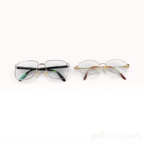 Authentic Bvlgari Eyeglasses, Two Pairs