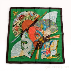 Hermes "Brise de Charme" Carre Silk Scarf 90cm