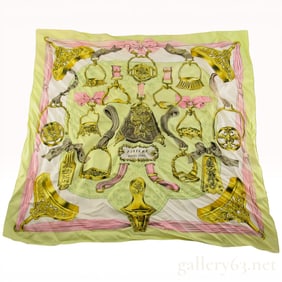 Hermès "Etriers" Silk Carre 90