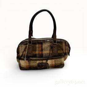Balenciaga Check Boston Bag - Excellent Condition
