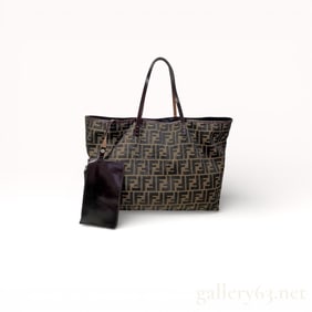 Fendi Zucca Canvas Tote Bag