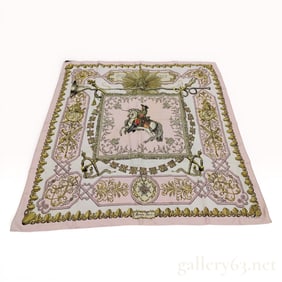 vintage Hermès "Ludovicus Magnus" Silk Carre 90