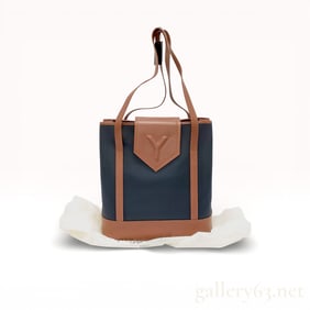 Yves Saint Laurent Tagged Nylon and Leather Tote Bag