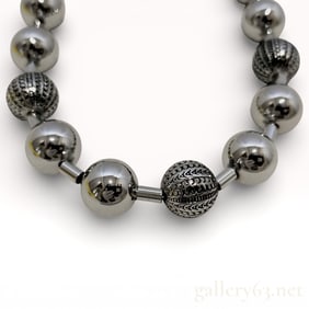 Marc Jacobs Chunky Monogram Ball Chain Necklace