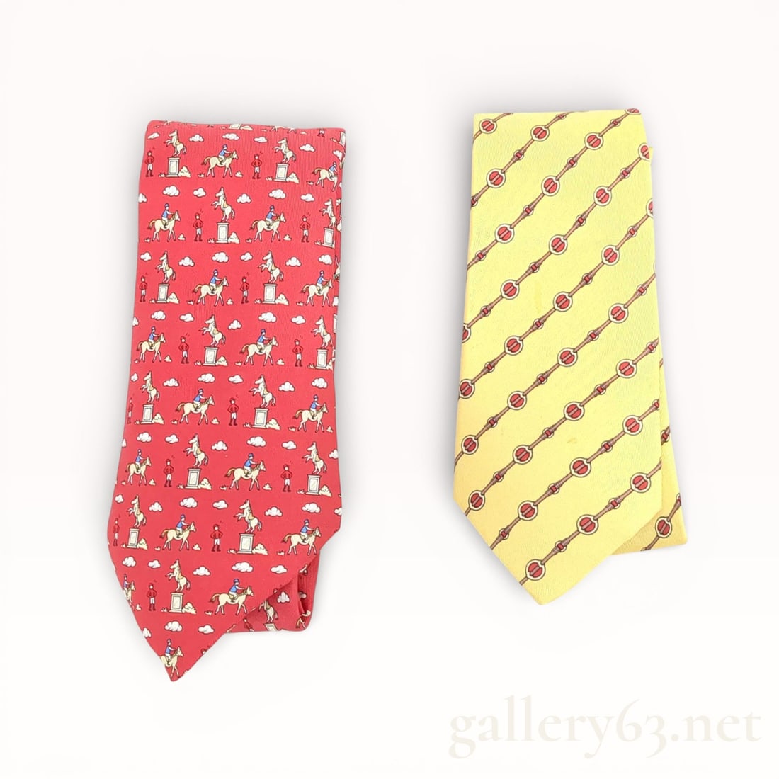 Hermès Silk Ties Set of 2 (1 of 10)