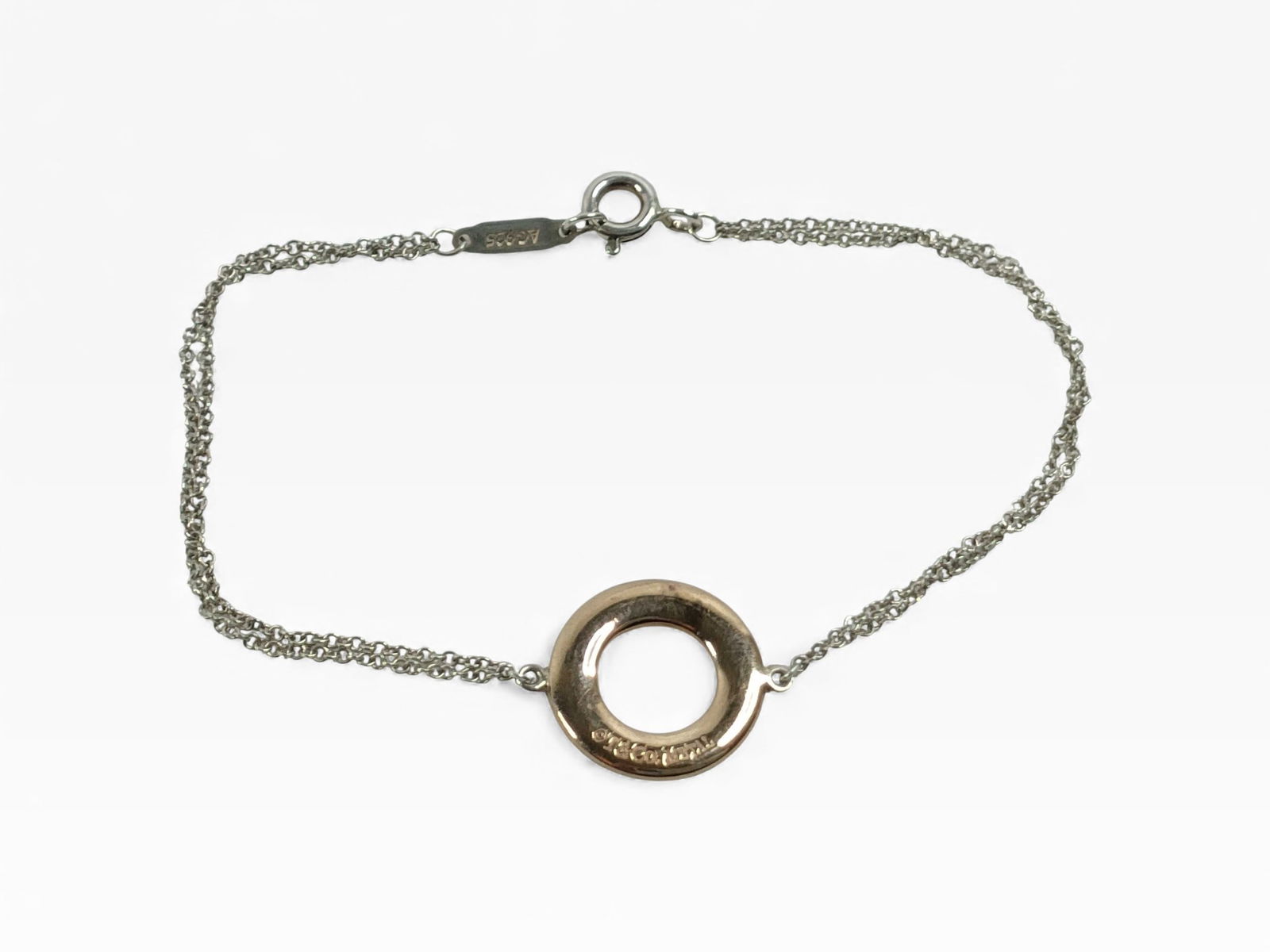 Tiffany & Co. Tiffany Circle 925 and Rubedo Bracelet 6.25" (1 of 9)