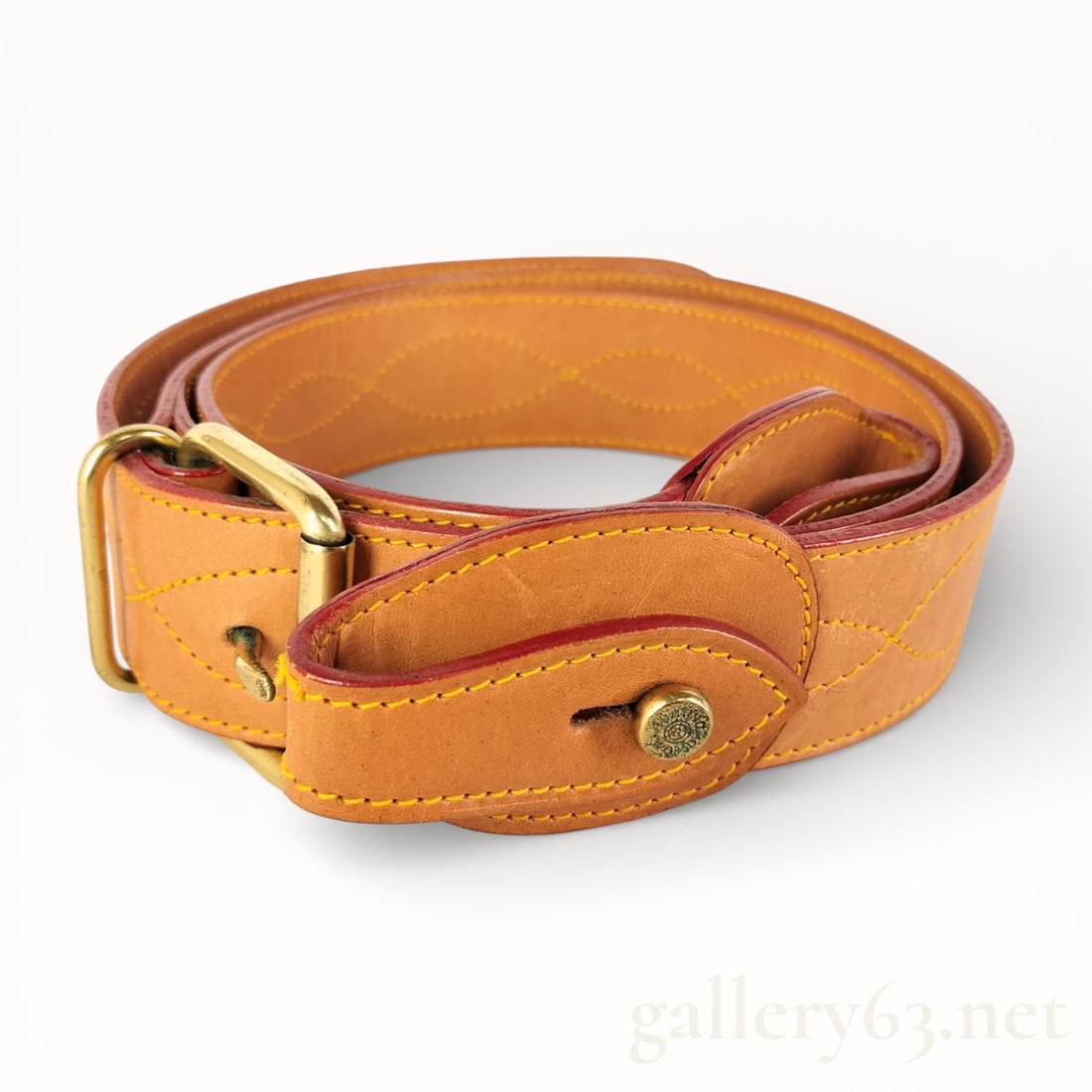 Hunting World Leather Belt with Brass Hardware (1 of 10)