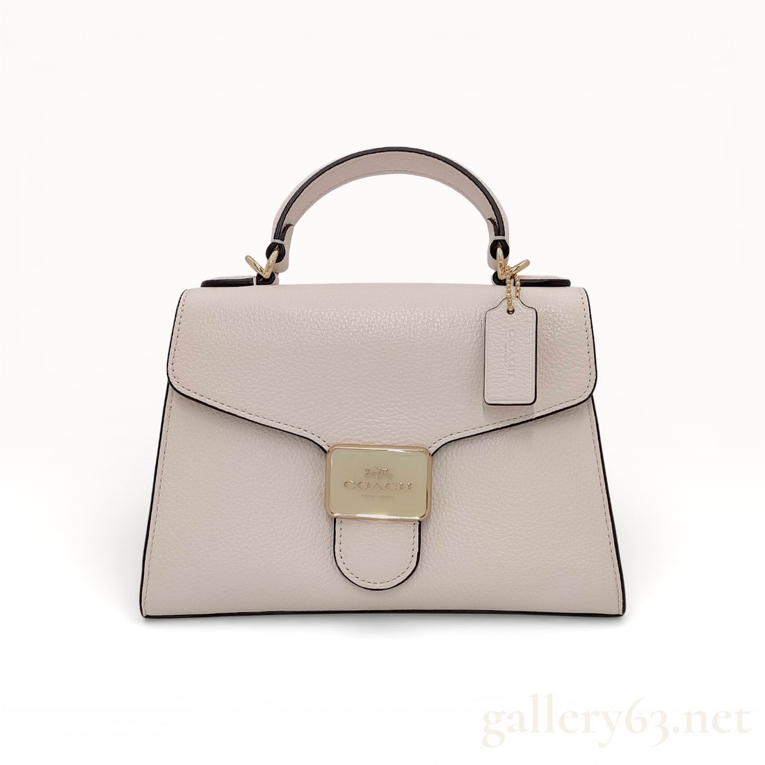 Coach Pepper Satchel C1323 in Shell Pink Refined Pebbled Leather (1 of 10)