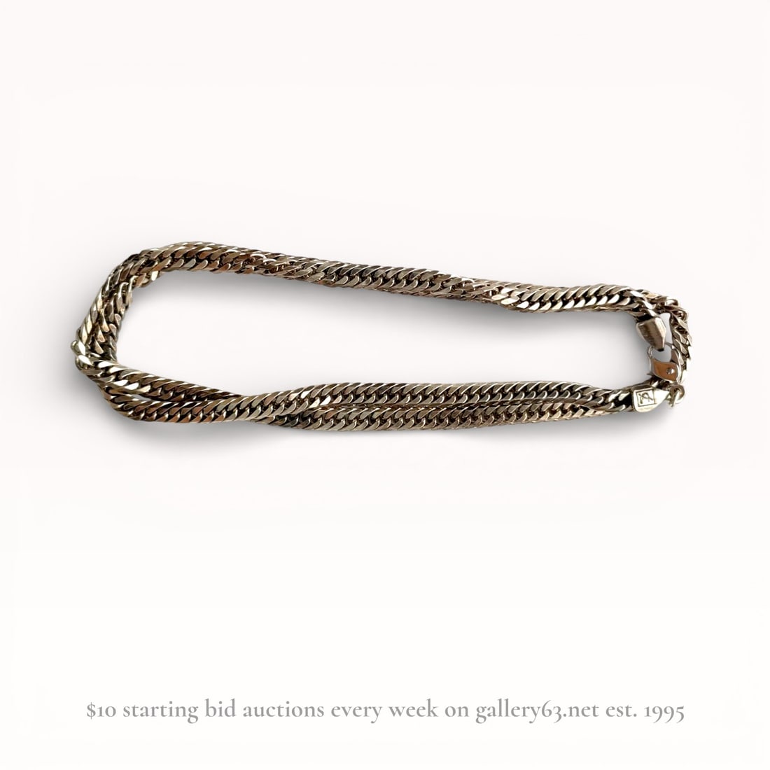 .973 Purity Silver Cut Cuban Link Chain: Authentic .973 Purity Silver Cut Cuban Link Chain. X-ray gold test shows silver purity of Ag97.349. Marked SV925. 27.7g 