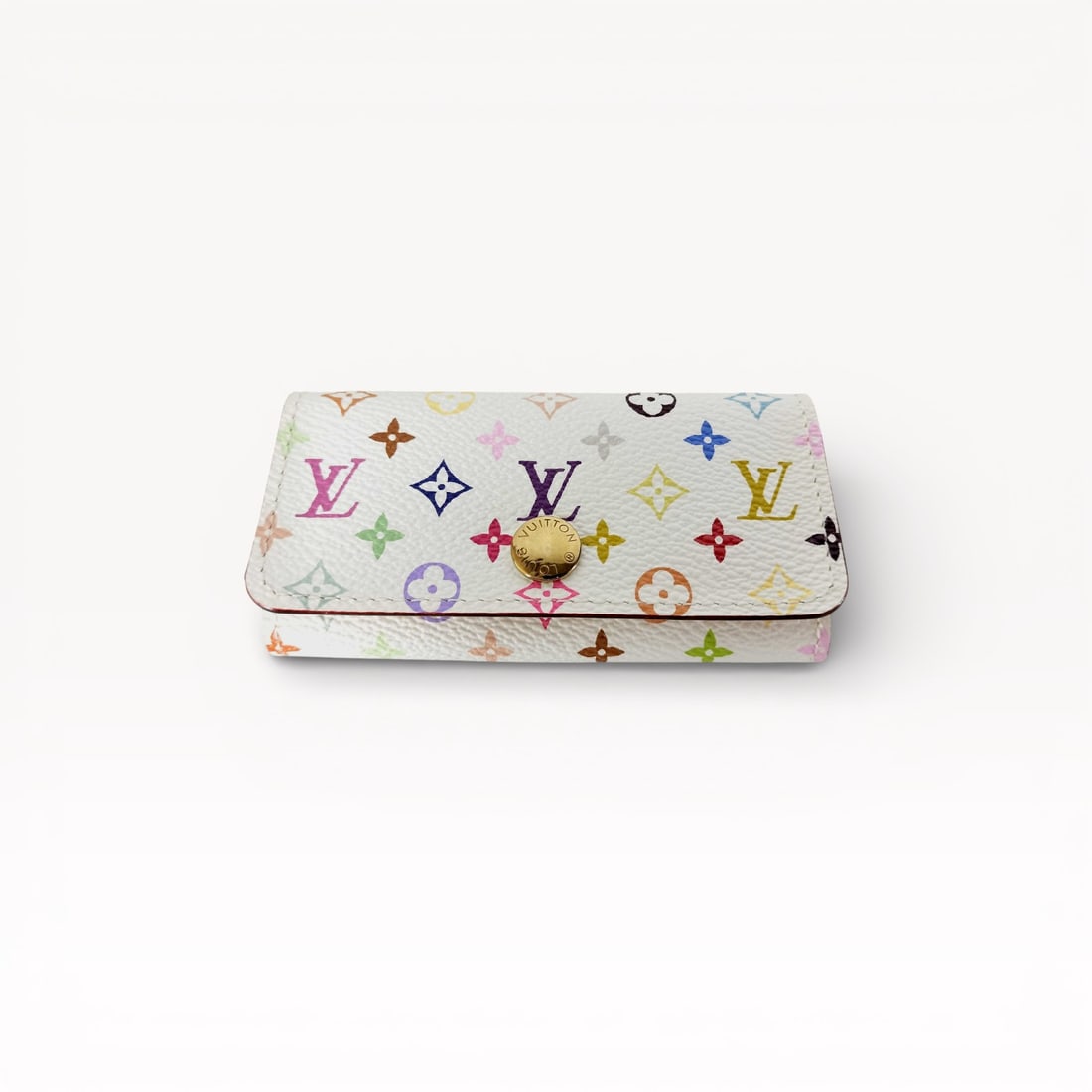 Louis Vuitton Murakami Rainbow Monogram Multicolore Key Case with box & pouch like new (1 of 10)
