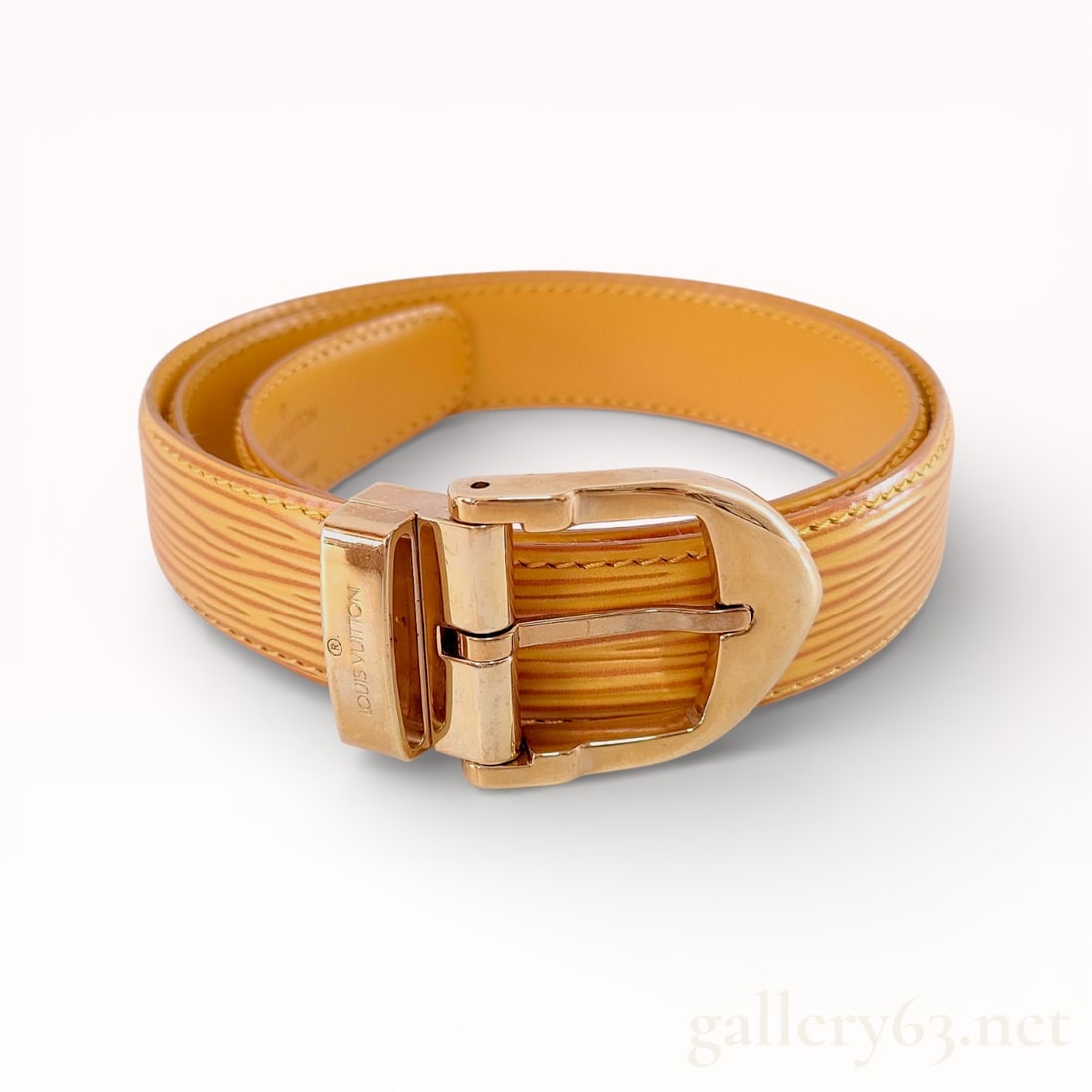 Louis Vuitton Epi Saintture Belt with Box (1 of 8)