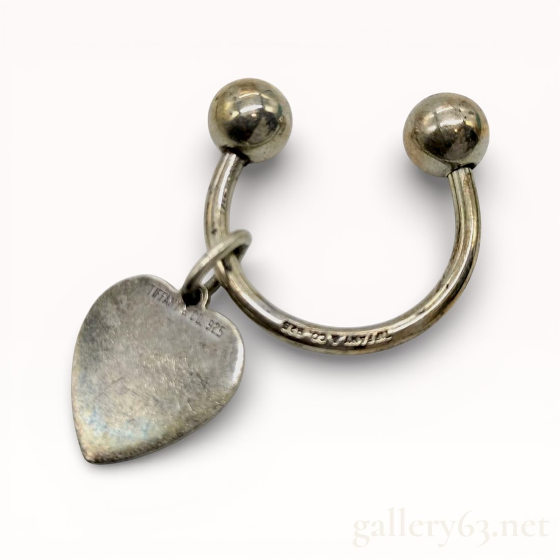 Tiffany&Co. Return to Tiffany .925 Sterling Silver Keychain With Box and Dust Pouch (1 of 8)