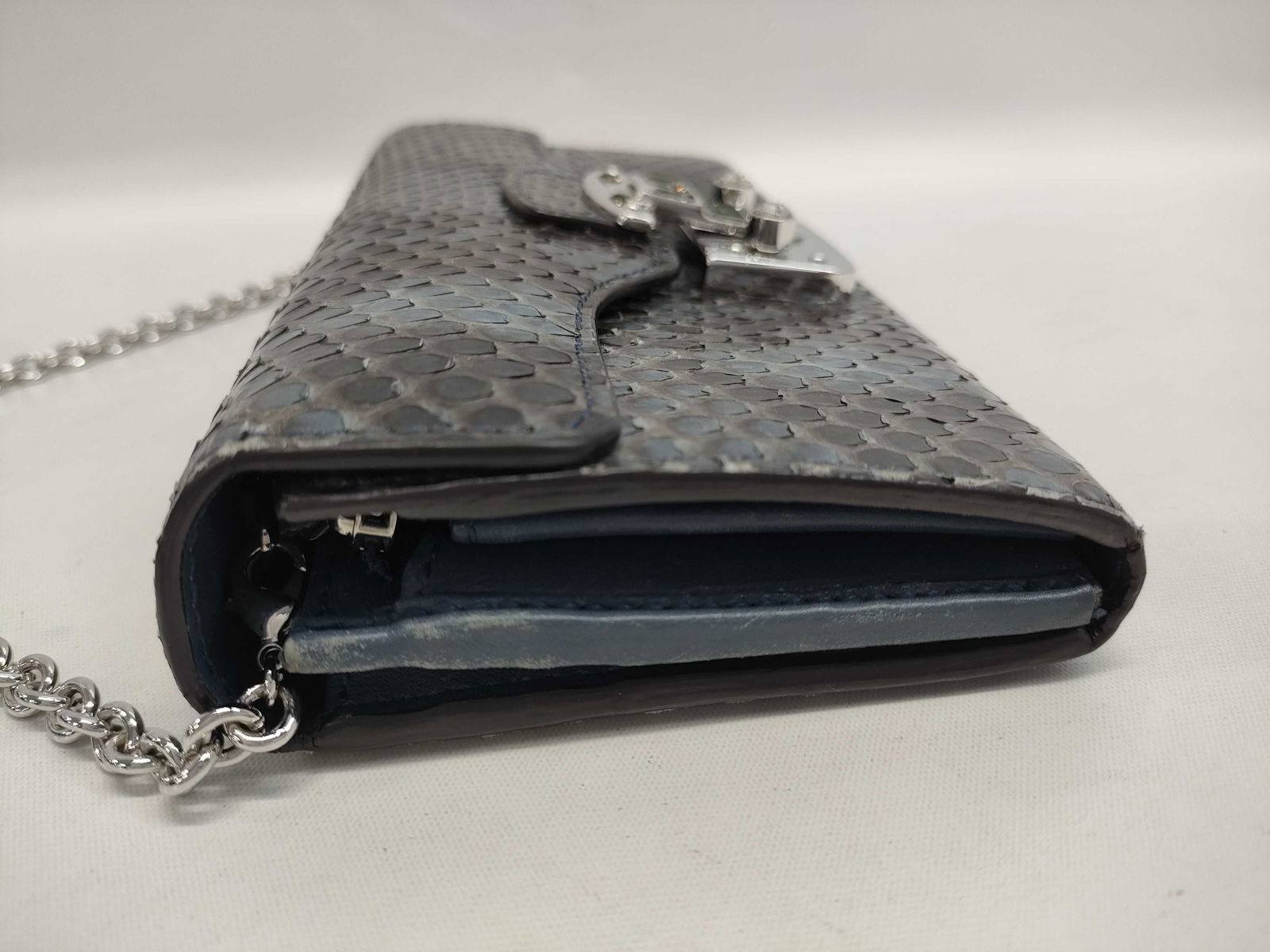 Gucci Ladylock Chain Python Wallet - 6