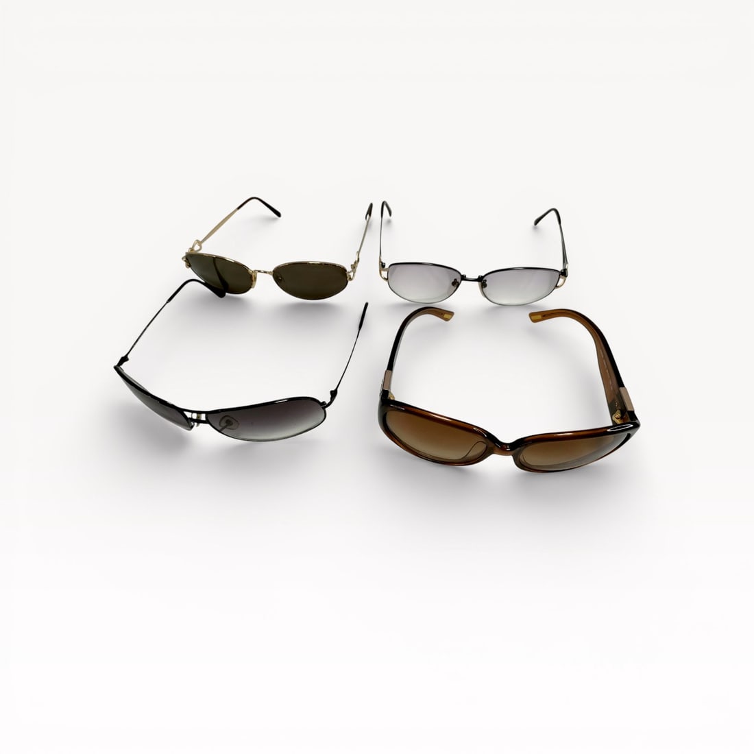 Mixed Lot Designer Sunglasses and Eyeglasses Including Ray-Ban, Yves Saint Laurent, and Moschino (1 of 10)