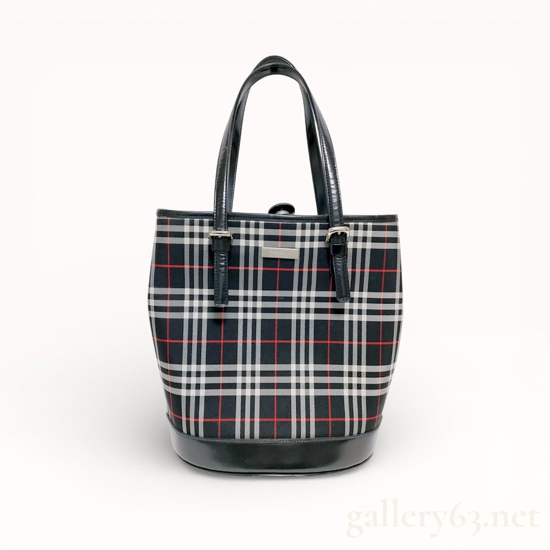 Burberry Blue Label Nova Check Nylon Bucket Tote Bag (1 of 10)