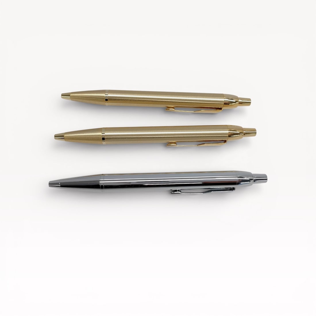 Parker Three-Piece Pen Set in Gold-Tone and Silver-Tone Finishes with Boxes! (1 of 7)