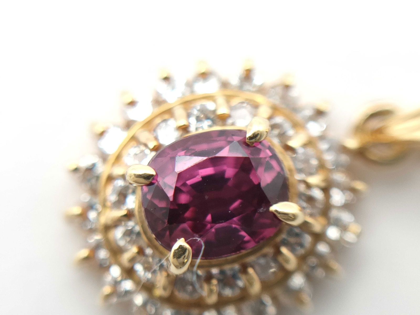 18KYG 0.37ct Ruby Pendant - 6