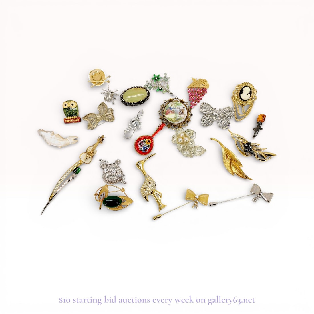 Unexamined Estate Jewelry Lot Bulk Sale: Estate lot offered as shown, including all items visible in the images. Offered as a single lot with no individual examination; contents and condition vary and may include wear, damage, or missing ele