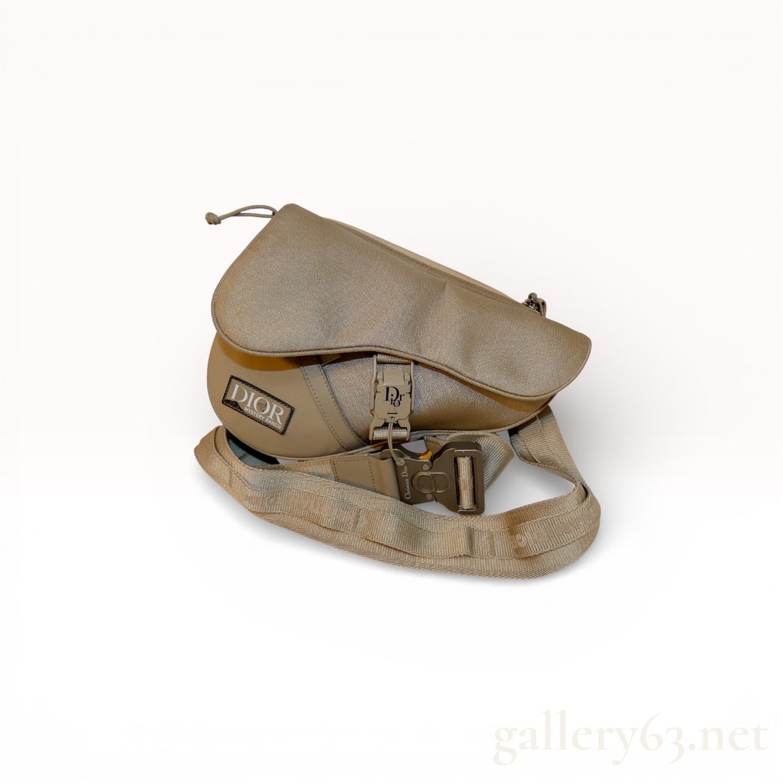Dior x Mystery Ranch Saddle Shoulder Bag Featuring Technical Strap and Logo Hardware: this is a major piece. The Dior x Mystery Ranch collaboration saddle is super collectible, and the technical strap/hardware makes it instantly recognizable. Dior x Mystery Ranch collaboration saddle s