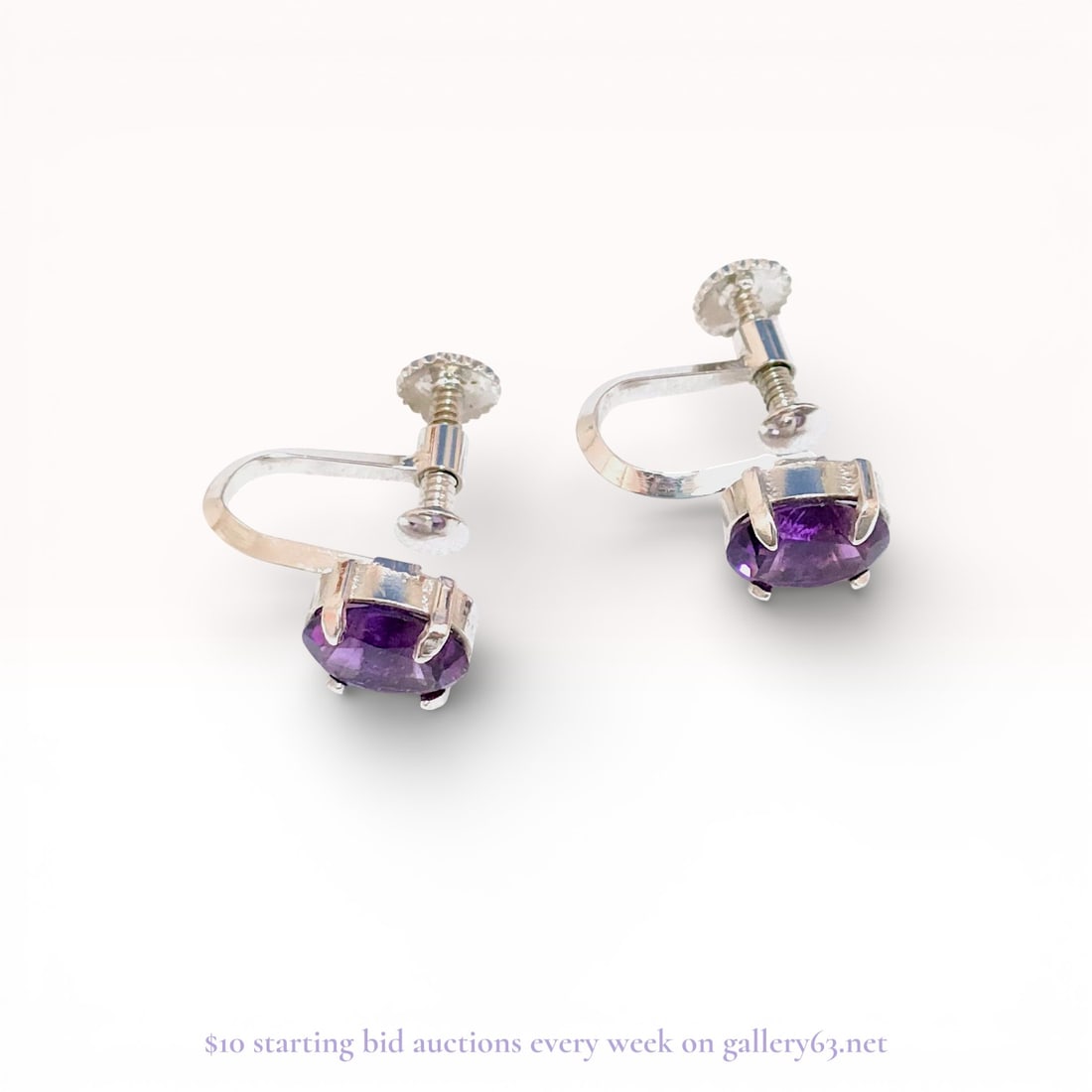 Sterling Silver Earrings Lot – Small Vintage Jewelry Pair (1.6g) (1 of 5)