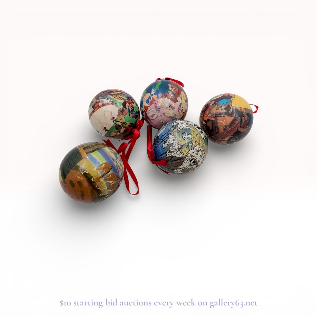 5 Walt Disney Christmas Tree Ornaments (1 of 7)