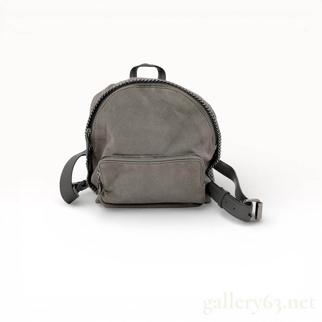 Stella McCartney Falabella Mini Backpack in Smoke Grey 2024 Release: What's not to love about this Stella McCartney Falabella mini backpack? Here's the details from Stella McCartney's website since this bag is NEW NEW! An icon in motion, Stella McCartney’s cov