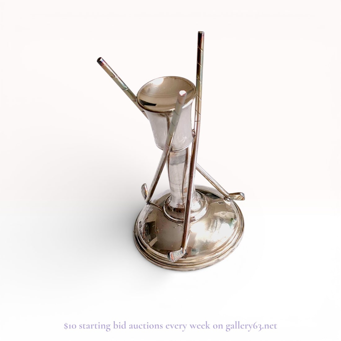 Pure Silver Golf Trophy 40.2 grams (1 of 5)