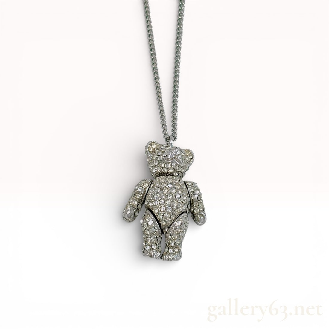 Christian Dior Articulated Teddy Bear Necklace (1 of 10)