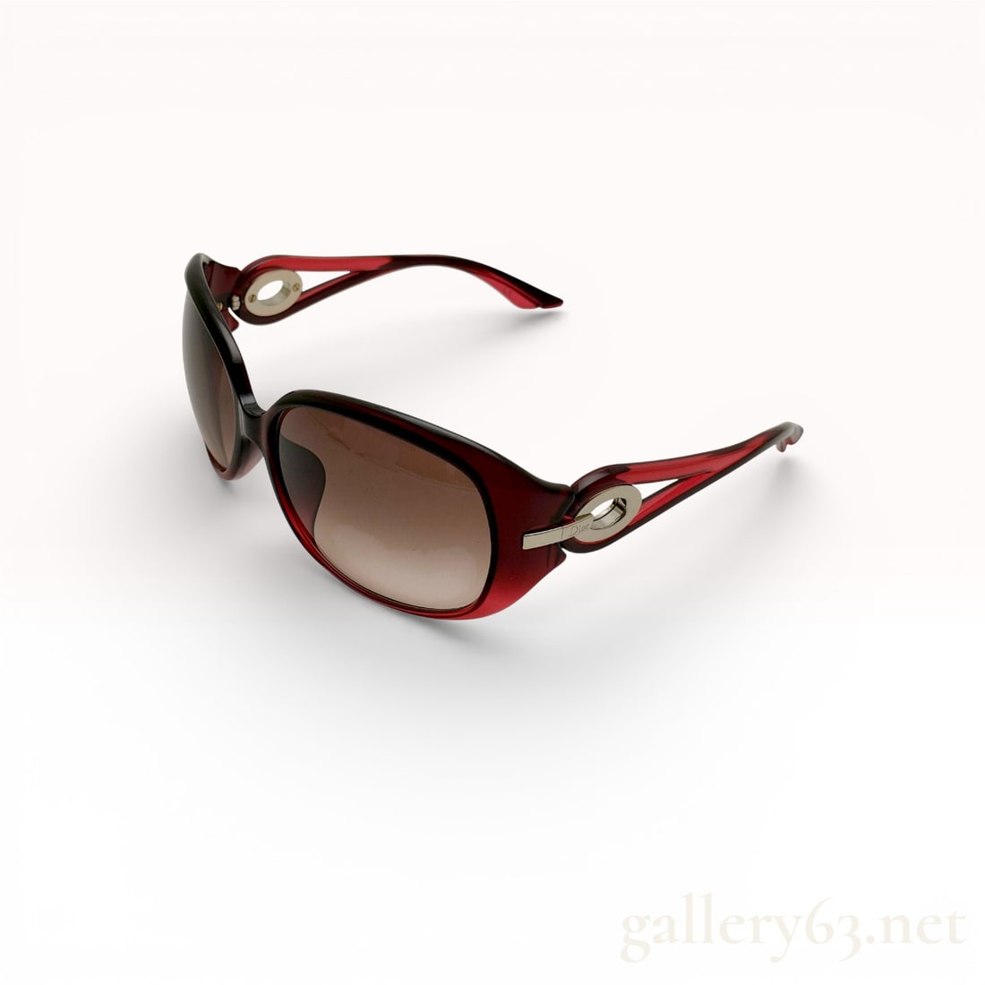 Dior 61 Burgundy Gradient Lens Sunglasses (1 of 10)