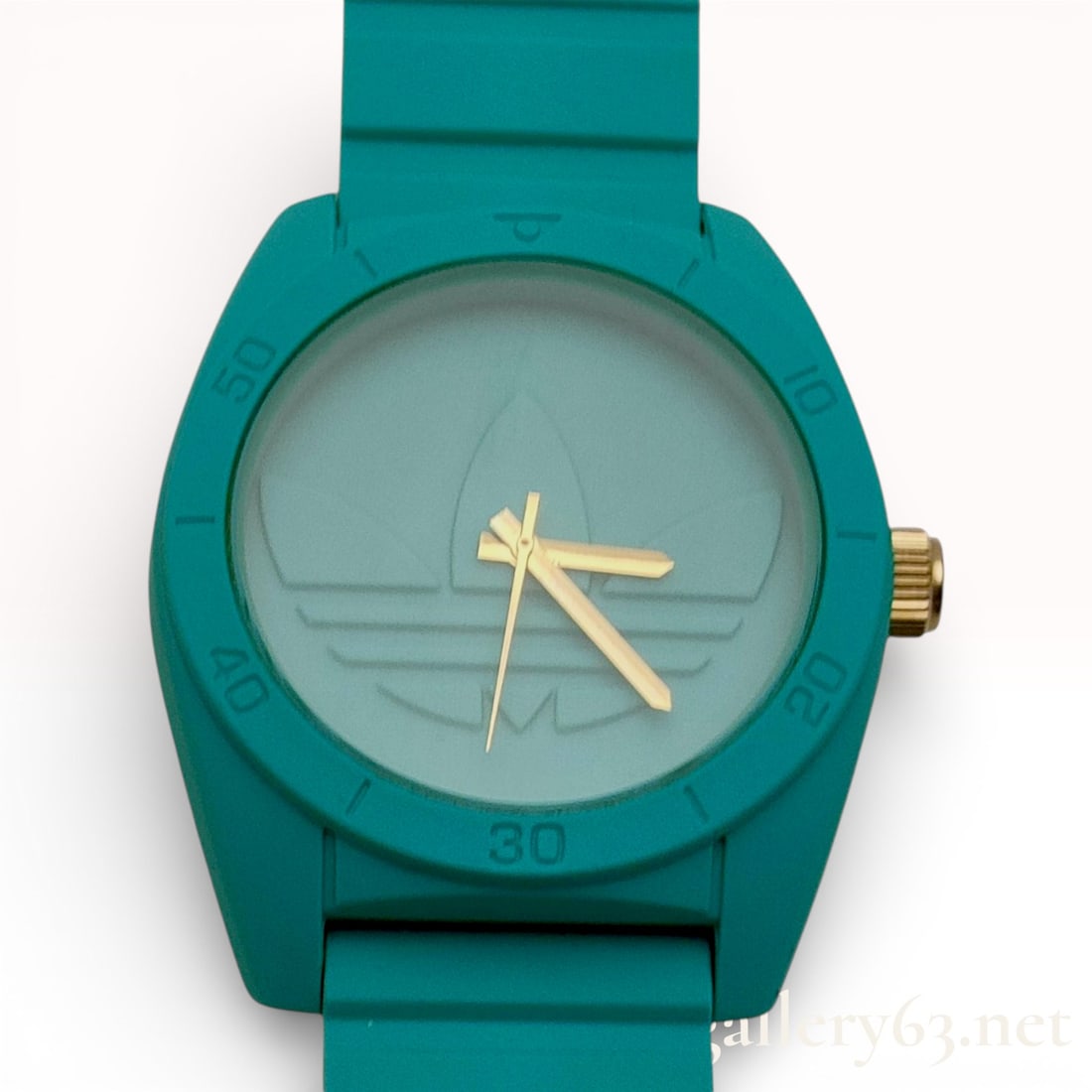 Turquoise Adidas Watch New Condition Men's Watch 40mm: Authentic Adidas new condition mens 40mm case size wrist watch. Working and keeping time. Comes with box and papers.