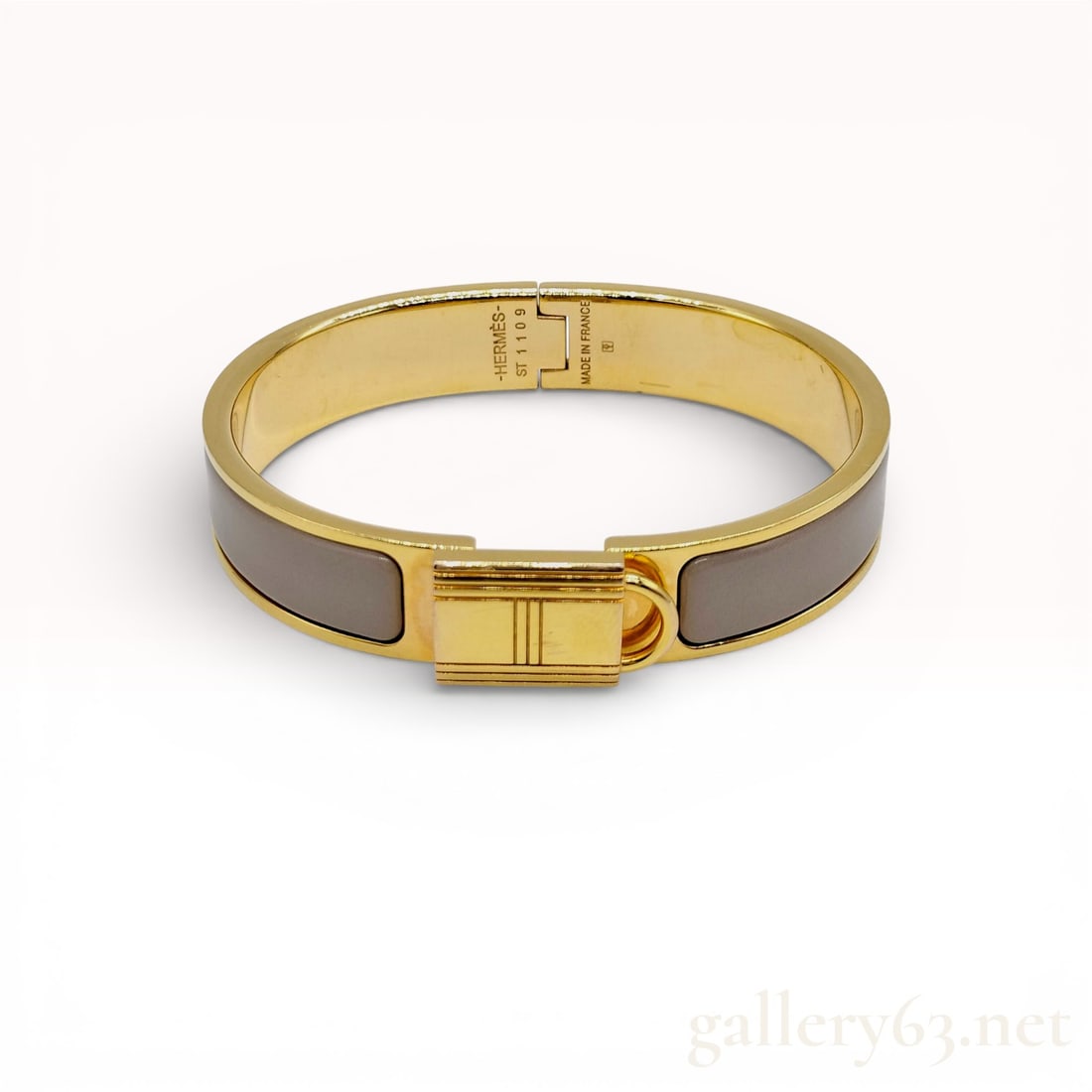 Hermès Clic H enamel bracelet 7" (1 of 9)