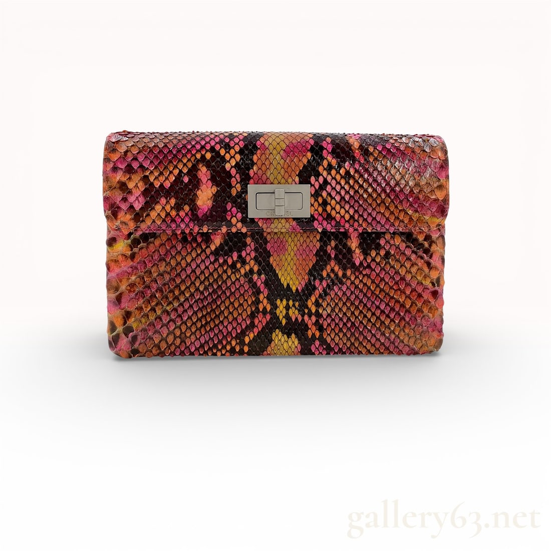Chanel 2.55 Python Clutch Bag (1 of 10)