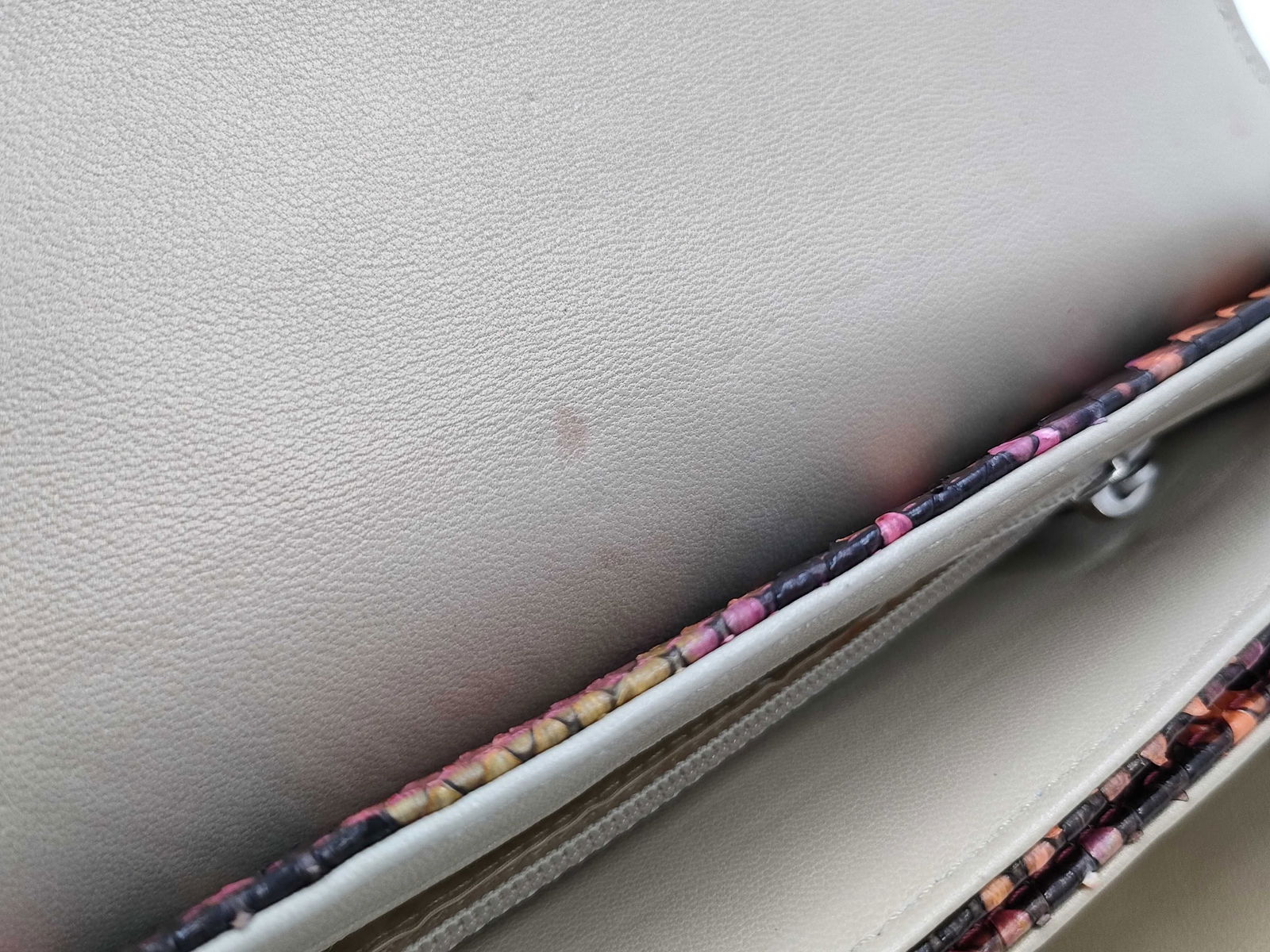 Chanel 2.55 Python Clutch Bag - 2