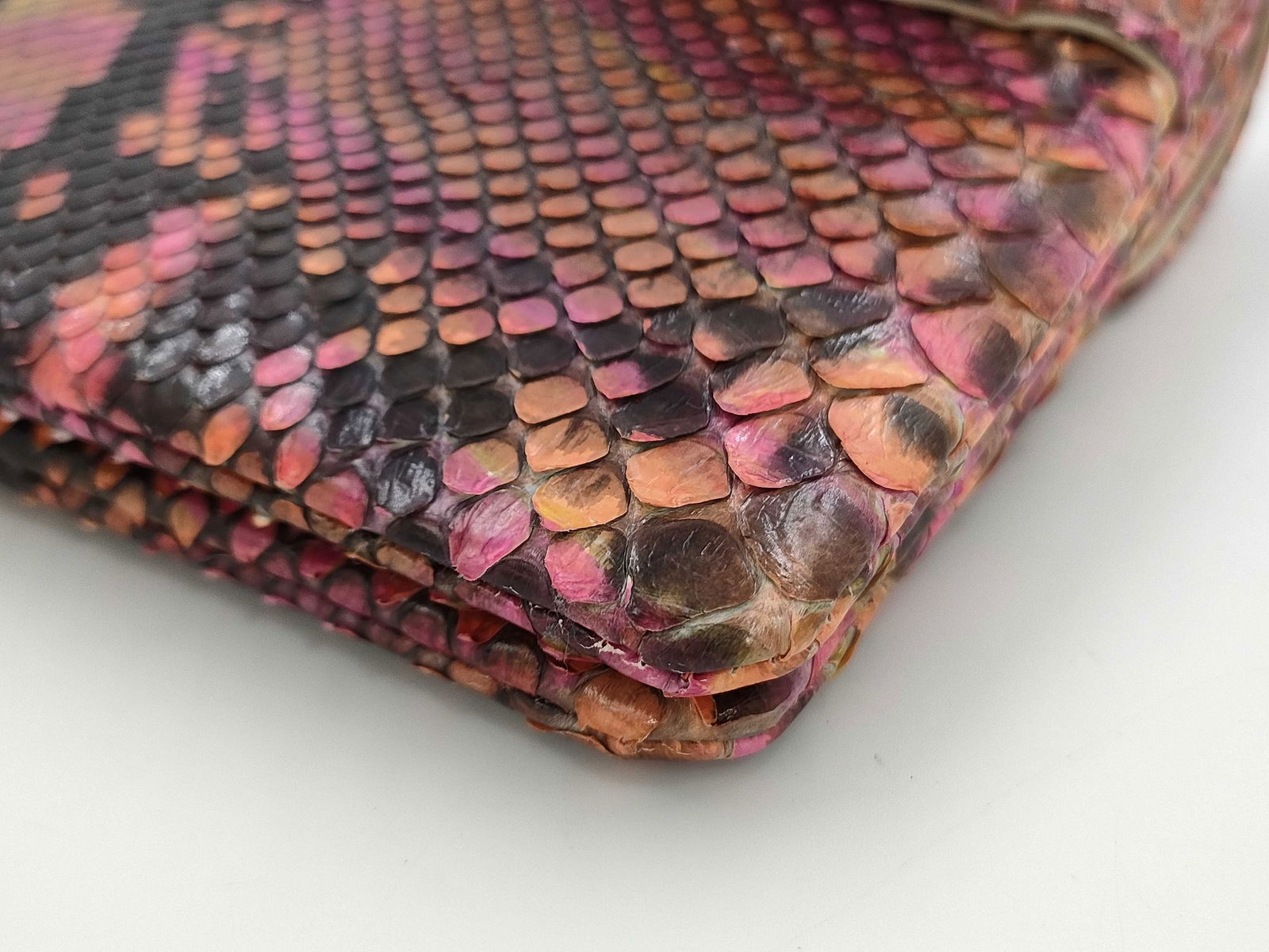 Chanel 2.55 Python Clutch Bag - 4