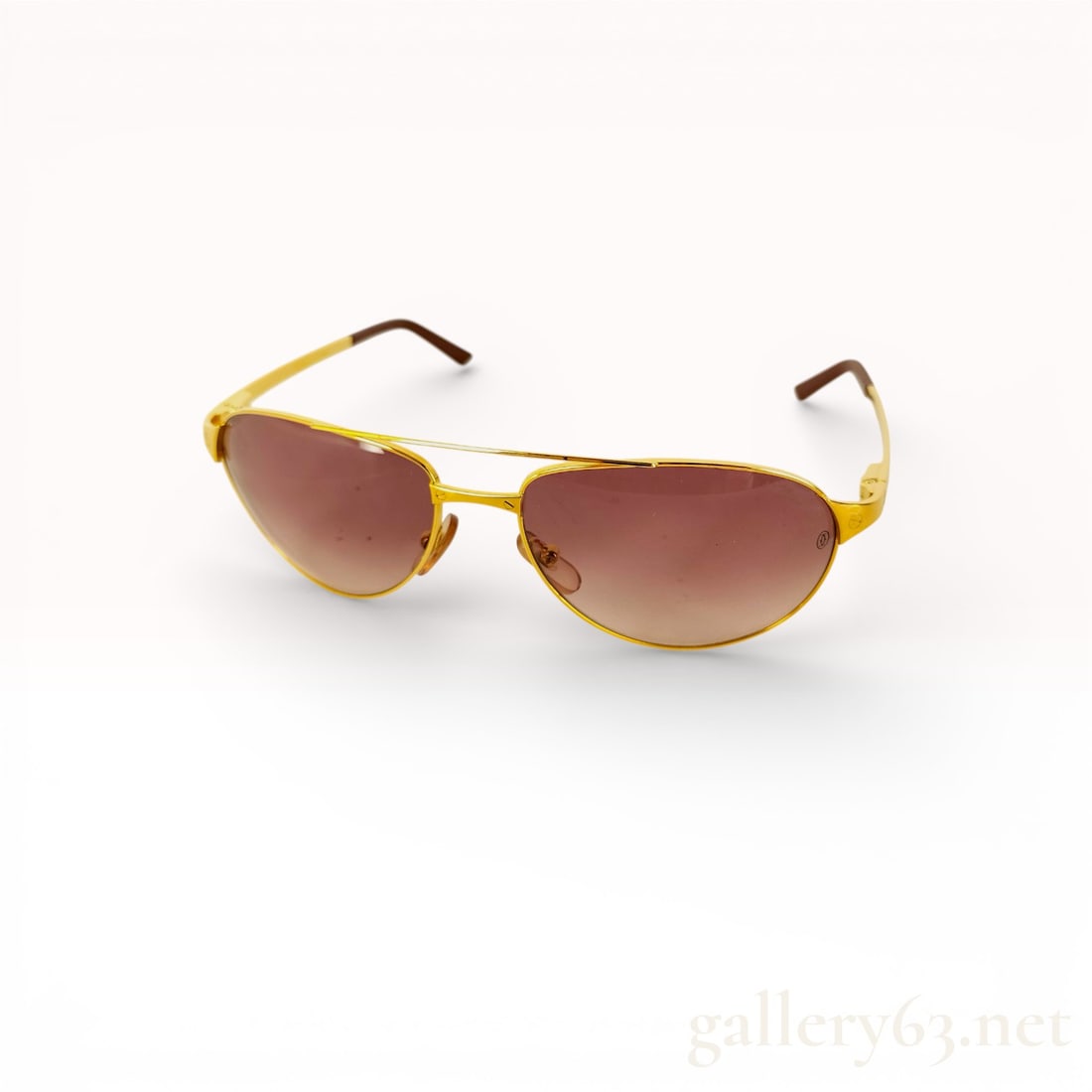 Cartier Gold-rimmed Sunglasses with box (1 of 8)
