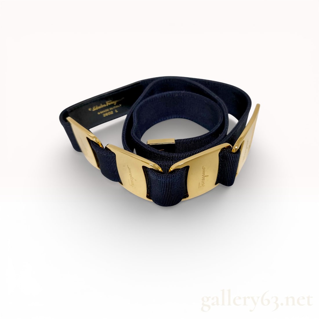 (10758_0032) Salvatore Ferragamo Vala Belt Boxed Year Considering Belt (1 of 10)