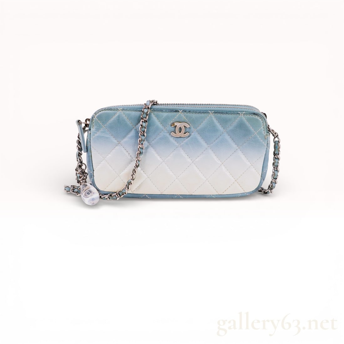 Chanel Matelasse 26 Series Gradient Double Zip Shoulder Bag: Brand: Chanel Model: A70249 Style: Shoulder bag / clutch Material: Leather Color: Multicolor gradient Hardware: Silver-tone Serial number: 26005742