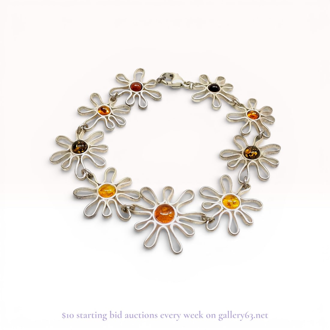 Sterling Silver Bracelet Bangle Estate Lot, 13.3g (1 of 8)