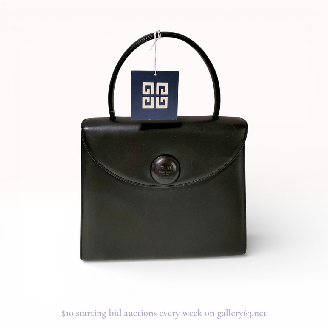 Givenchy Black Leather Handbag with tag , excellent condition (1 of 5)