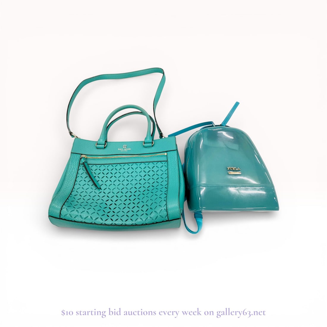 Kate Spade and Furla Handbag 2-Piece Set Estate Lot (1 of 5)