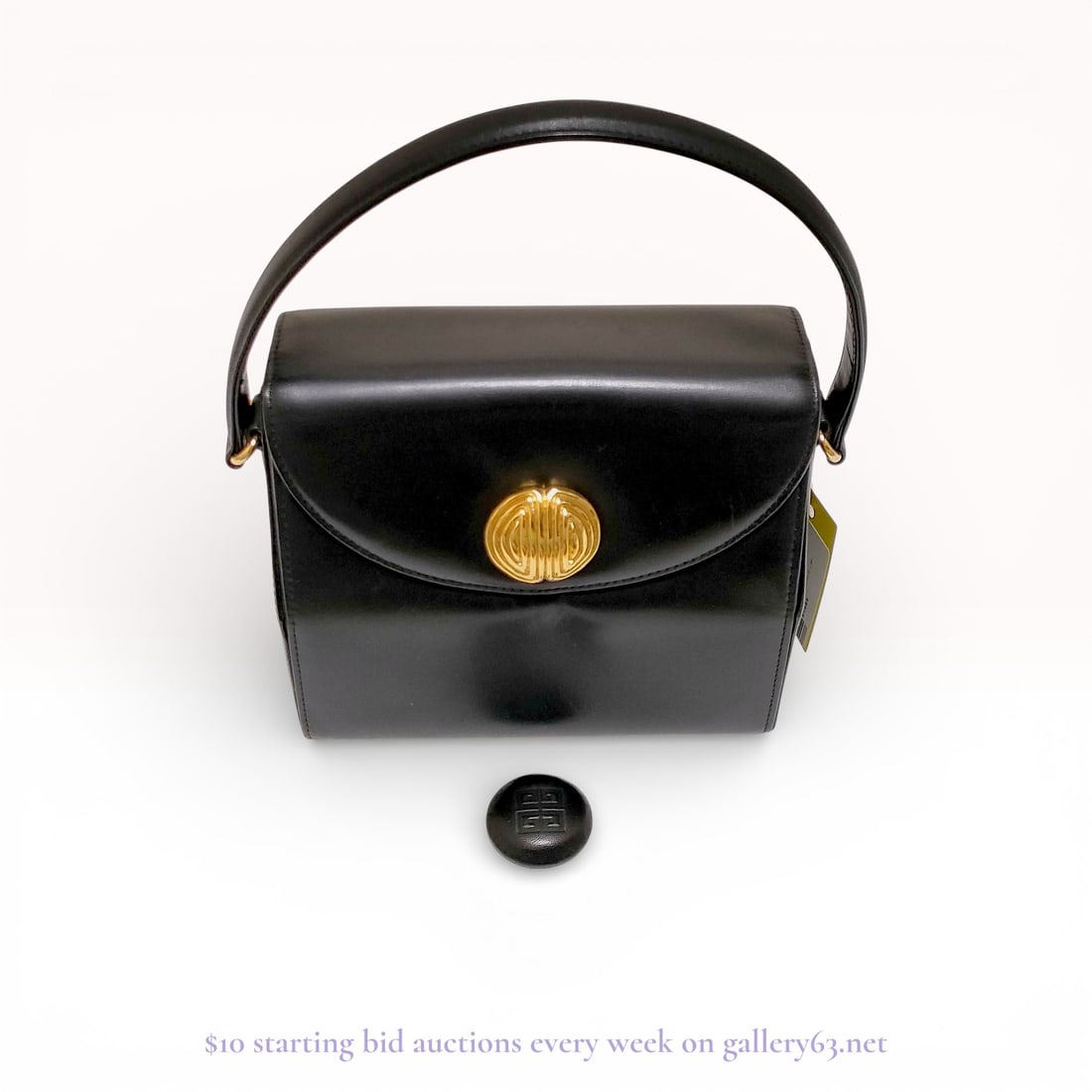 Givenchy Logo Hardware Leather Handbag Estate Lot: Estate lot offered as shown, including all items visible in the images. Offered as a single lot with no individual examination; contents and condition vary and may include wear, damage, or missing ele